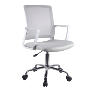 SILLA SECRETARIAL MESH GRIS