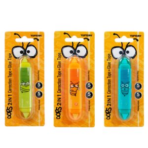 CORRECTOR Y PEGAMENTO EN CINTA DOBLE PUNTA