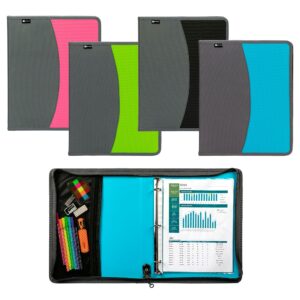 CARTAPACIO DE TELA CON ZÍPER 3 ANILLOS