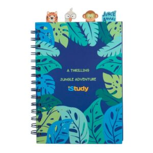 CUADERNO ESPIRAL CON SEPARADORES JUNGLE