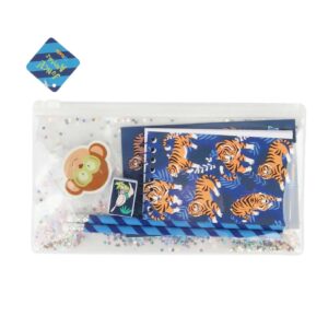 JUEGO DE PAPELERÍA CON ESTUCHE JUNGLE