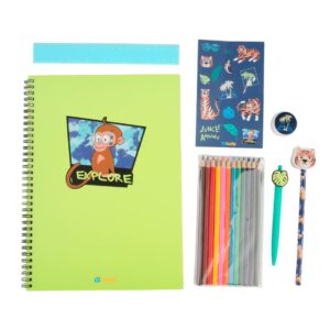 JUEGO DE PAPELERÍA JUNGLE