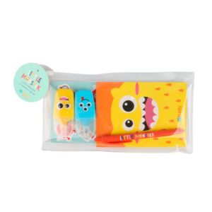 JUEGO DE PAPELERÍA CON ESTUCHE MONSTRUO