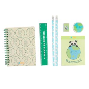 JUEGO DE PAPELERÍA PANDA