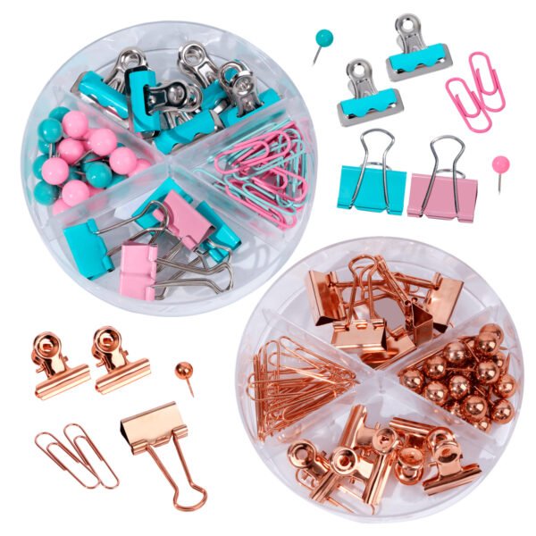 Set De Clips SET CLIPS Y PINES EN BOTE 50 PZAS
