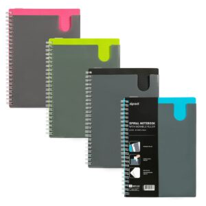CUADERNO EN ESPIRAL LÍNEAS A5 ZIPACT