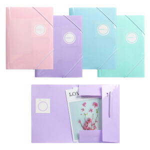 FOLDER CON ELÁSTICO PASTEL